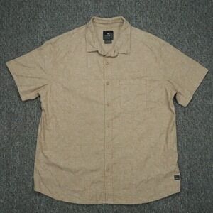 Sitka Gear Shirt Mens Extra Large Beige Ambary SS Hemp‎ Blend Short Sleeve